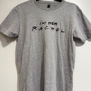 Next Level Apparel Light Gray Graphic Tee